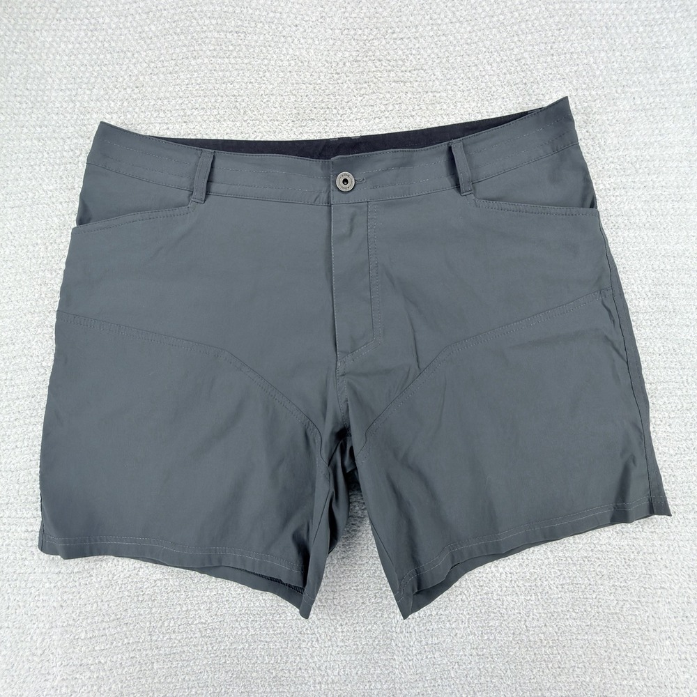 Kuhl Renegade Rock Shorts Mens 38 Charcoal 6" Outdoor Hiking Performance